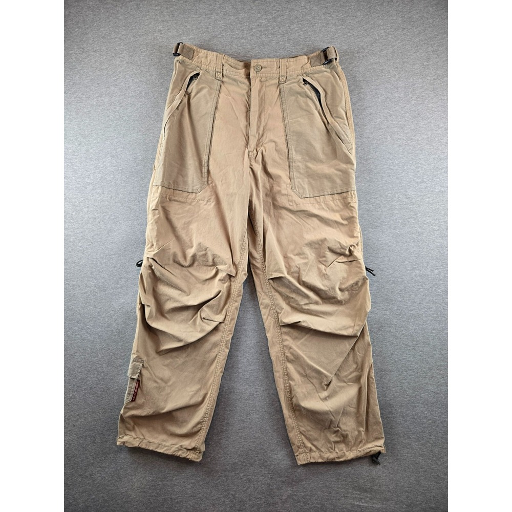 VINTAGE Abercrombie & Fitch Pants Med. Paratrooper Cargo Military Baggy 90s Mens